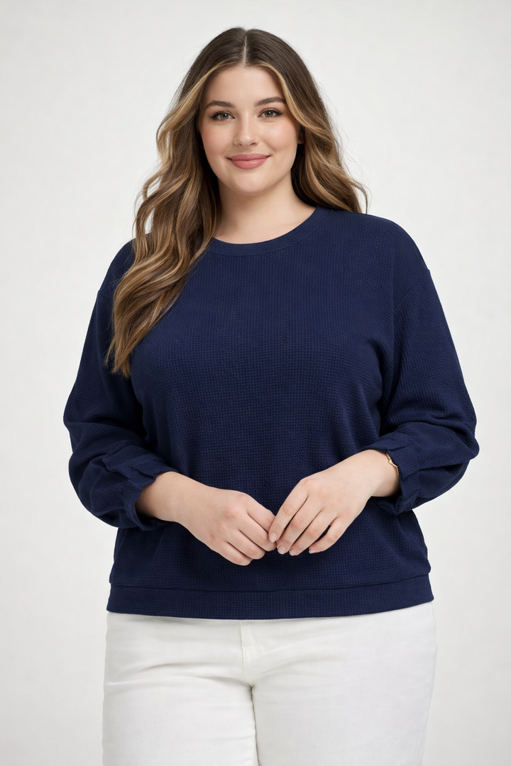 Dunne Trui In Structuurstof