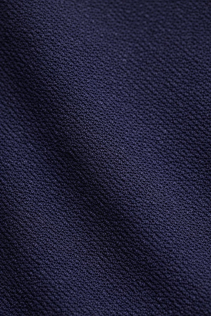 Blauwe Rechte Broek Met Rits
