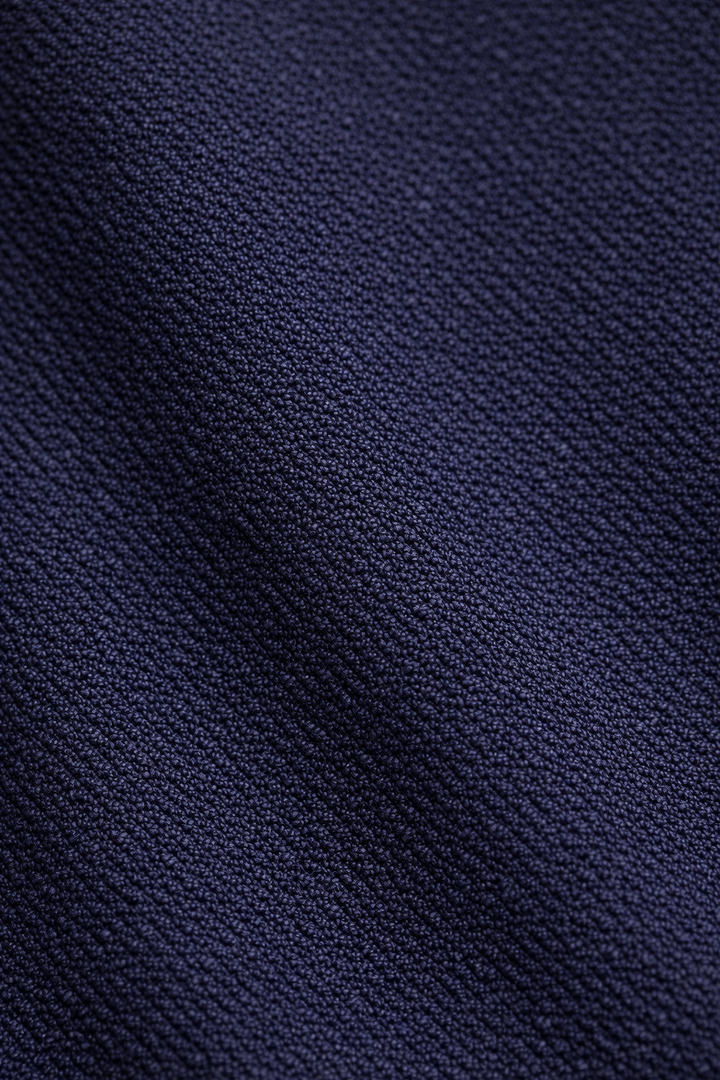 Blauwe Rechte Broek Met Rits