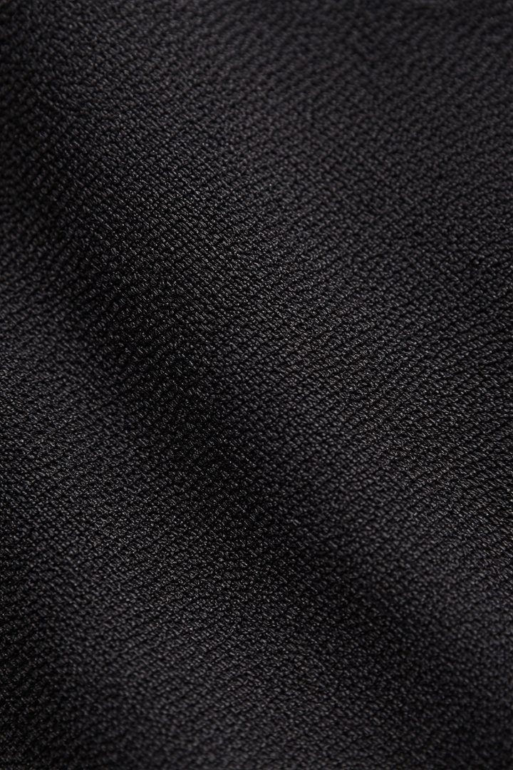 Zwarte Rechte Broek Met Rits