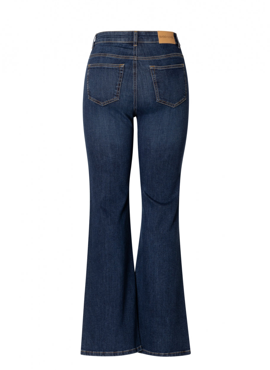 comfortabele denim high rise jeans-base level curvy-axent