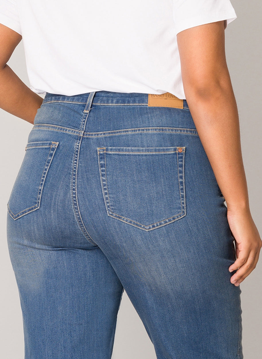 mid- blue jeans met rechte pijpen-base level curvy-axent
