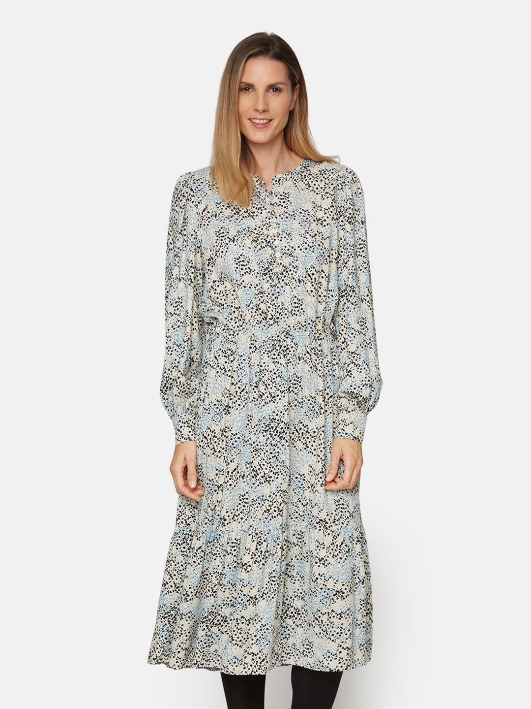 zomerse jurk met print-b. copenhagen-