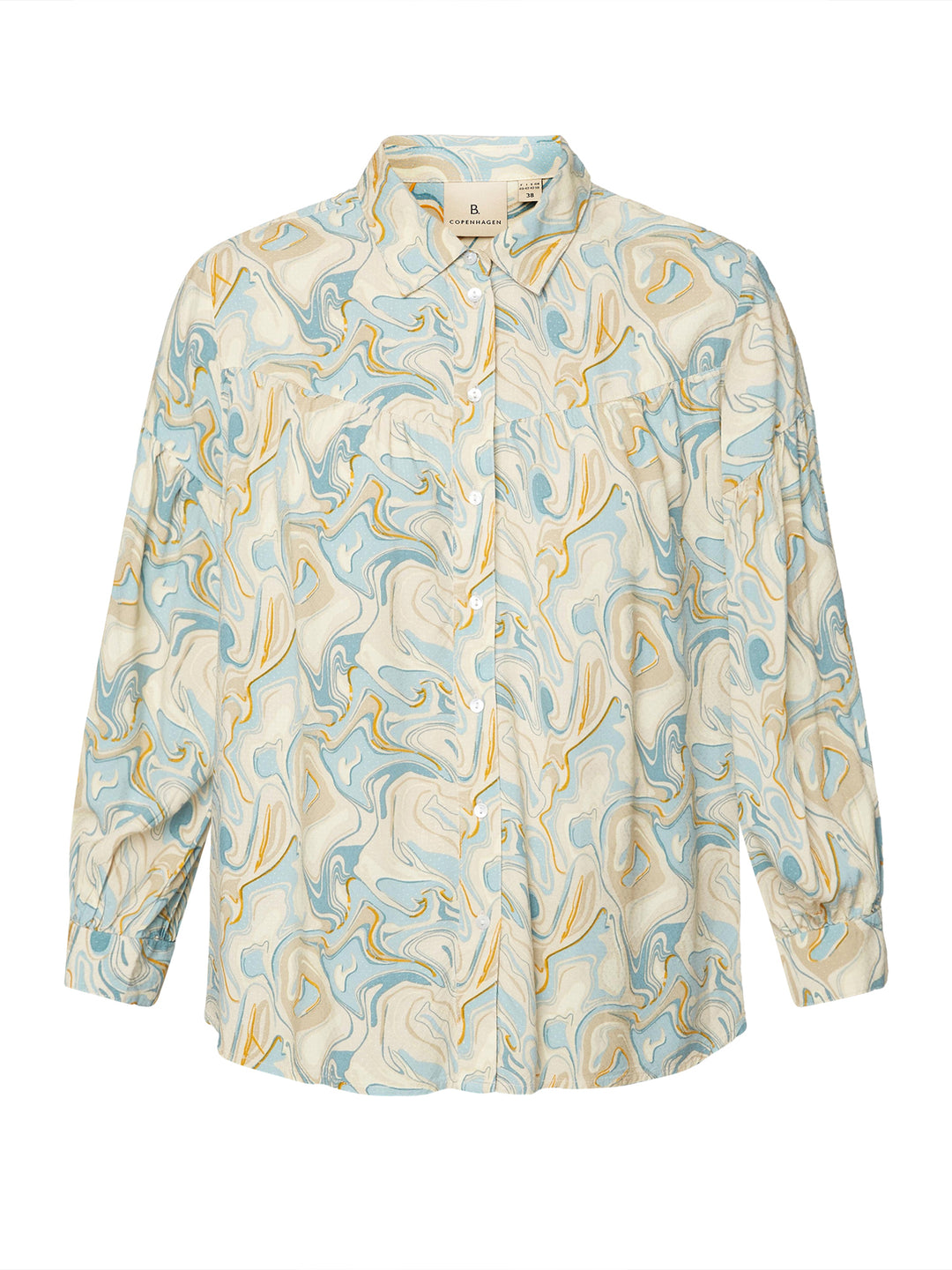 zomerse blouse met print
