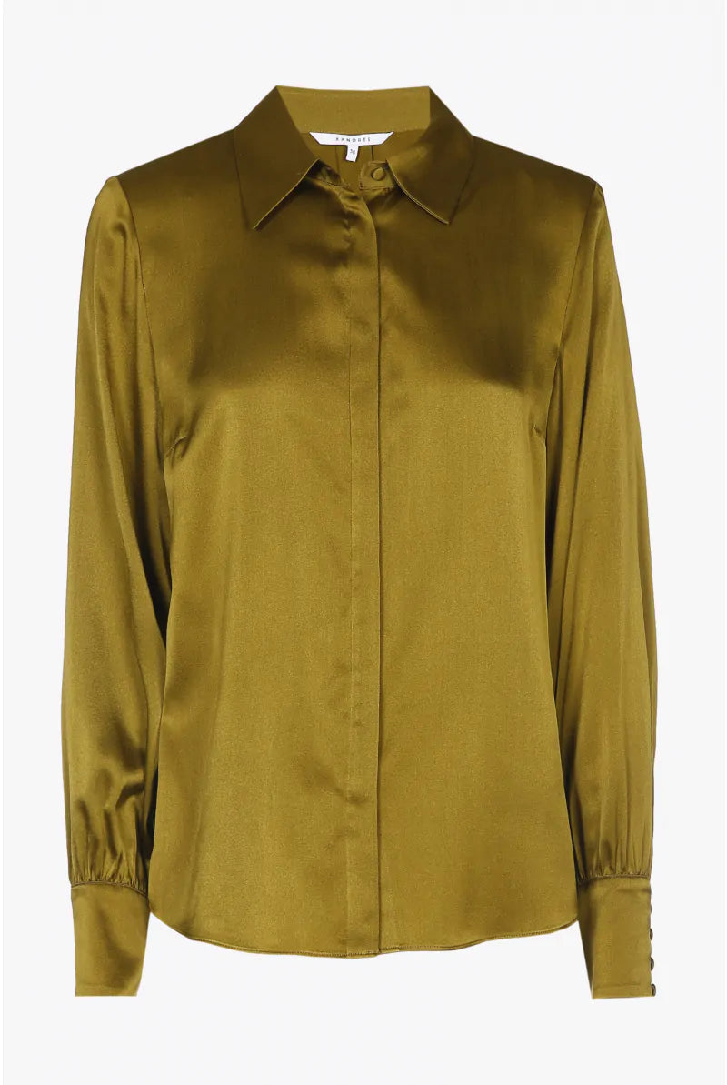zijde blouse in olijf-xandres-axent