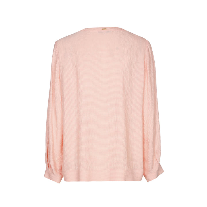 roze blouse van viscose-xandres-