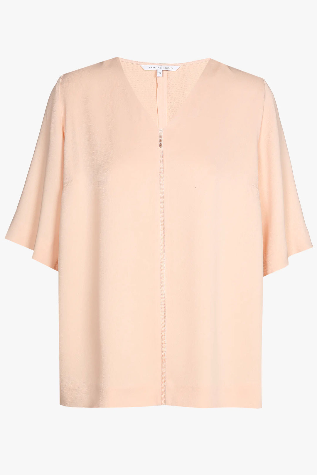 pastelroze blouse