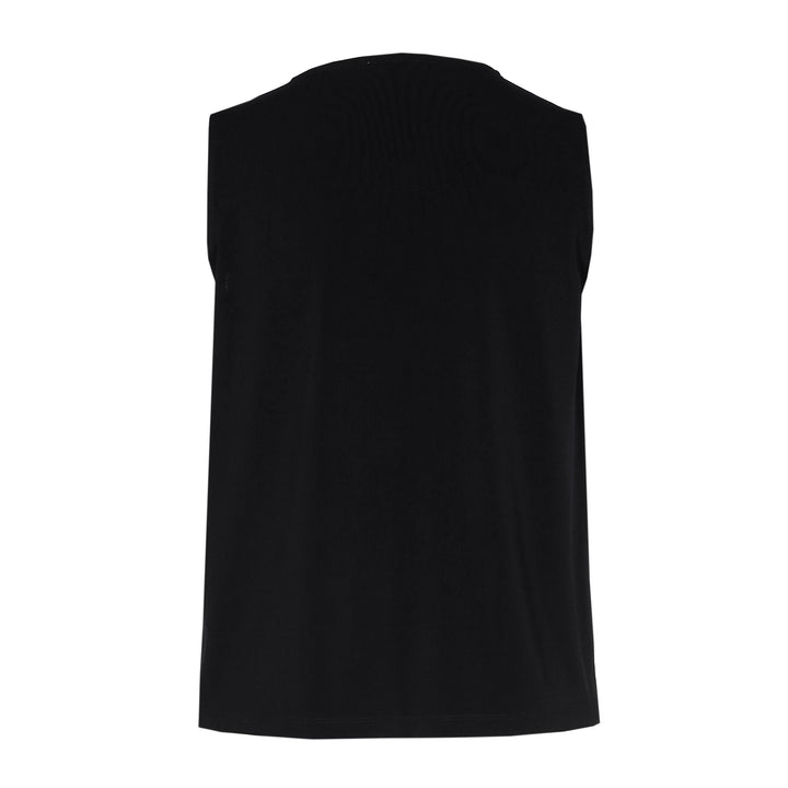 zwarte top in fijne crêpe - xandres essentials - - grote maten - dameskleding - kledingwinkel - herent - leuven