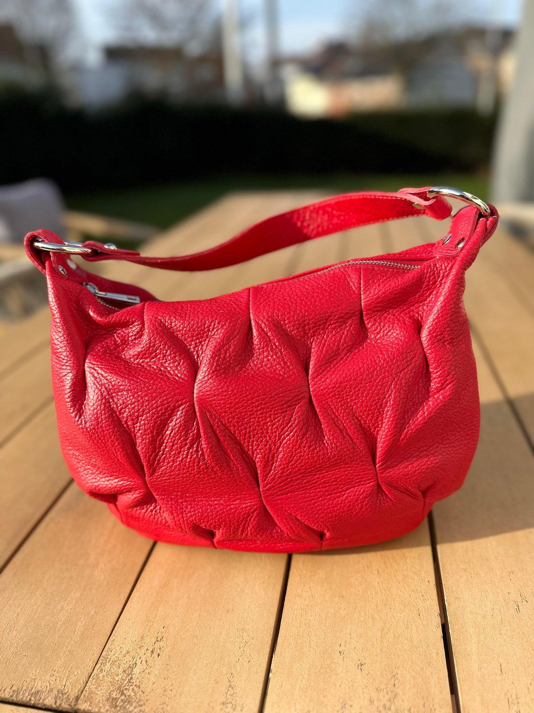 rode handtas van leder axent grote maten kleding grote maten dames winkel online