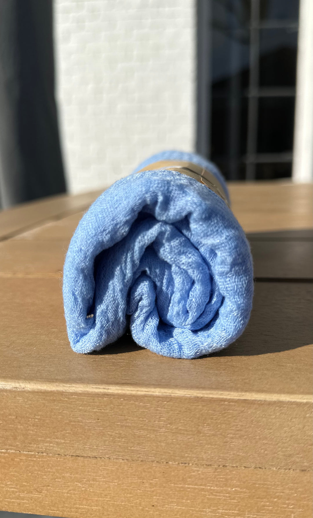blue sjaal